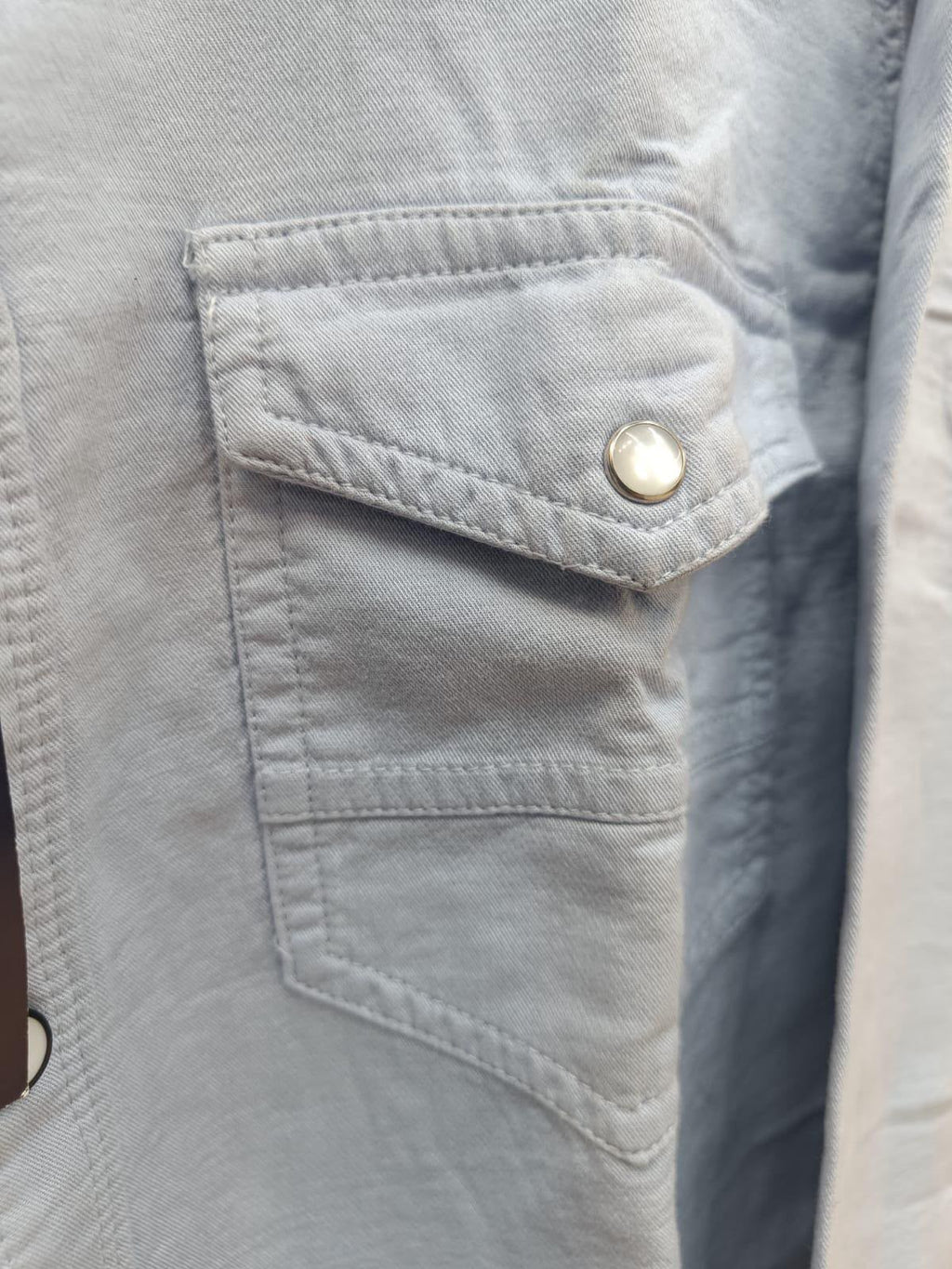 Men's Light Blue Full Sleeve Casual Shirt