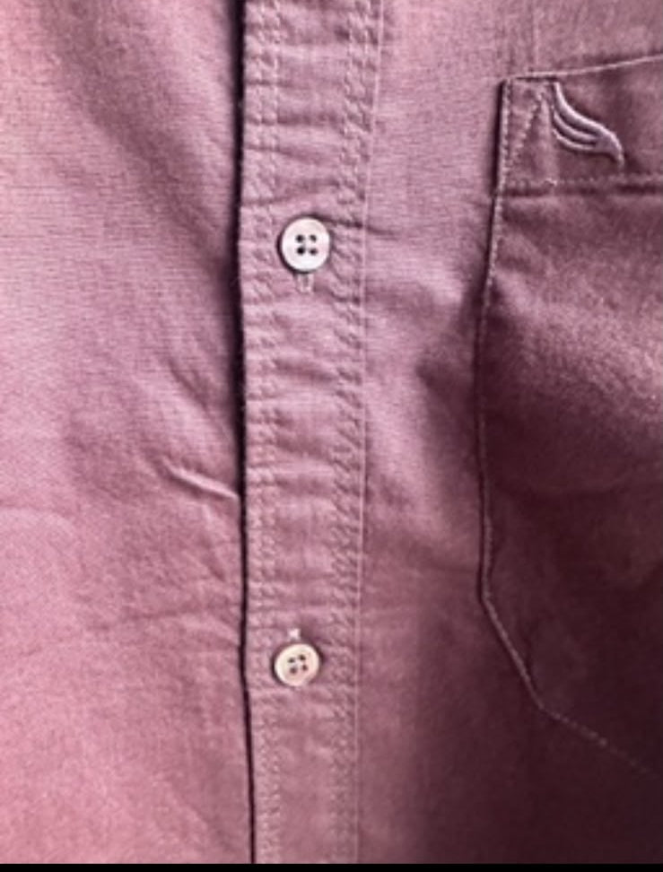 Men's Maroon Full Sleeve Casual Shirt by THE ROCKWAY PREMIUM