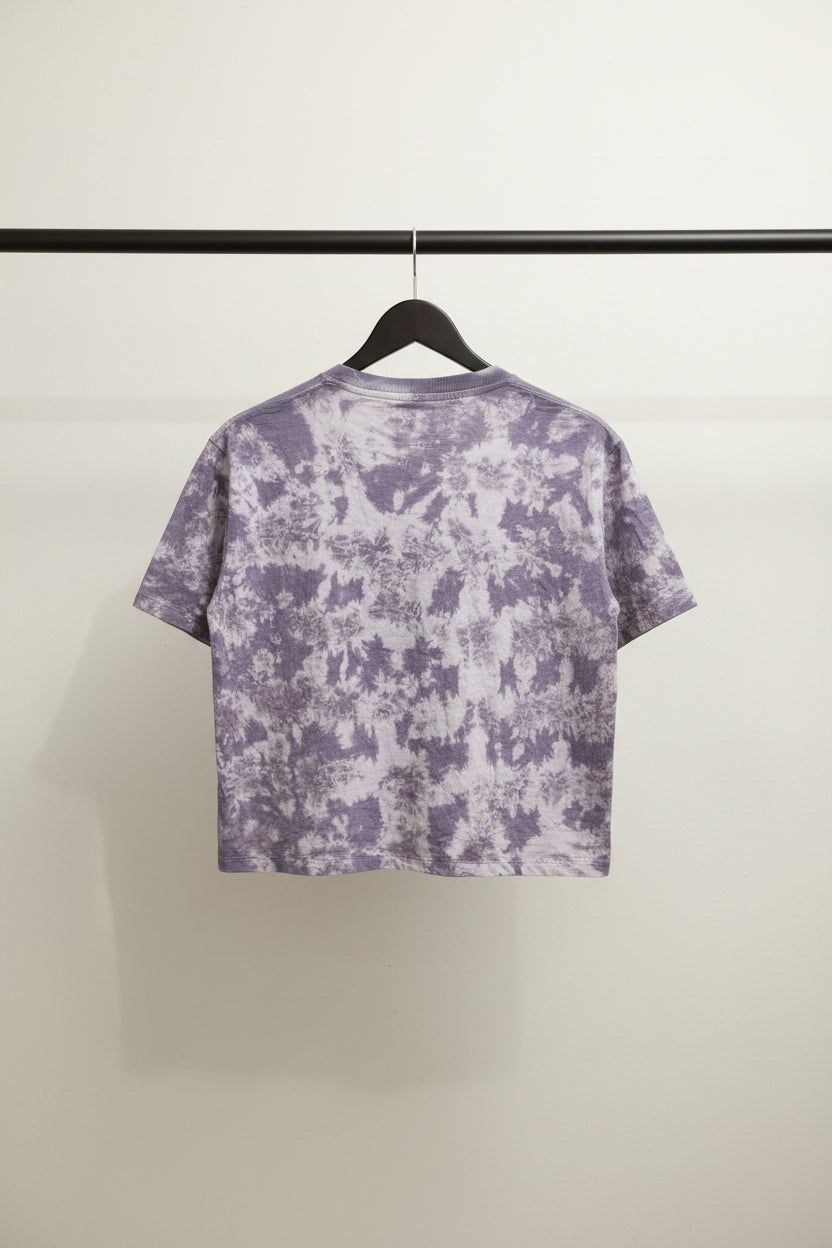 SUPER BRAND  Purple Tie-Dye Relaxed Fit Short Sleeve T-Shirt