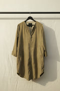ZARA Women's Khaki Green Zip-Up Dress