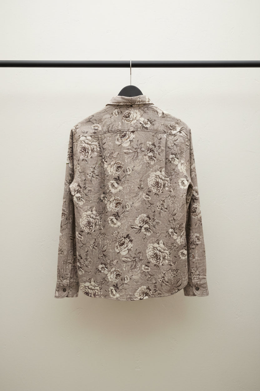 Mechanic Men's Floral Printed Full Sleeve Casual Shirt