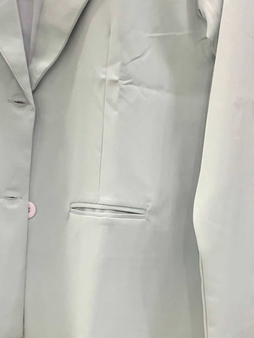 ACMI Women's Mint Green Tailored Blazer