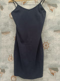 SHEIN Women's Charcoal Ribbed Bodycon Mini Dress