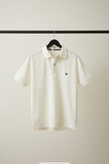 ARMANI EXCHANGE Men's Cream Pique Polo Shirt