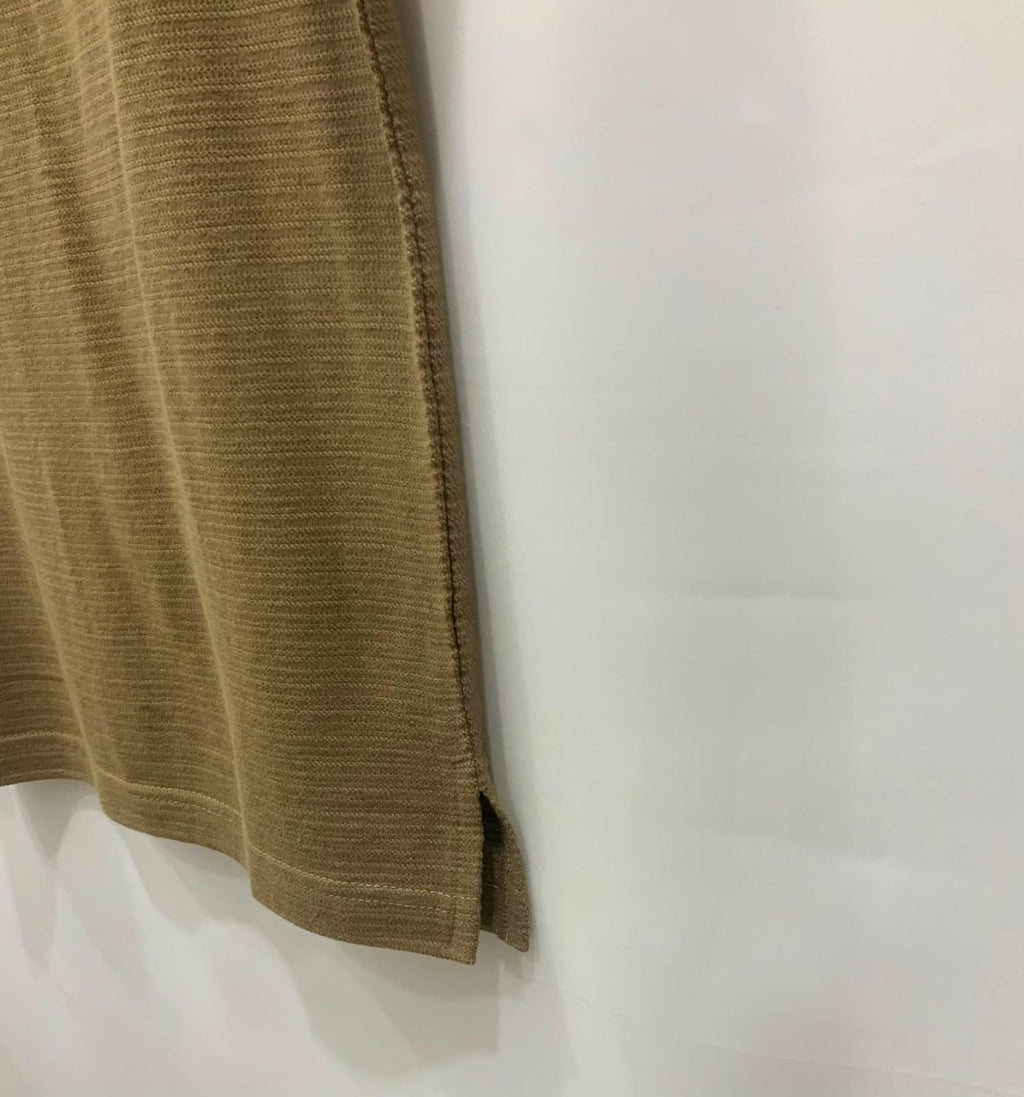 Men's Element Tan Textured Short Sleeve Collared Shirt