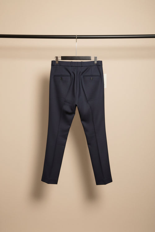 BEGINS Men's Navy Blue Formal Trousers