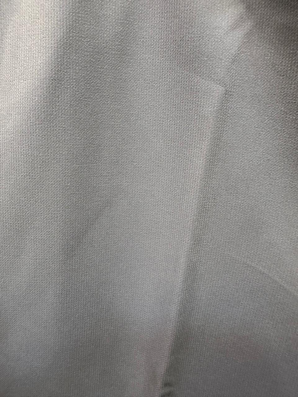 Men's Light Grey Formal Trousers by KK The Brand