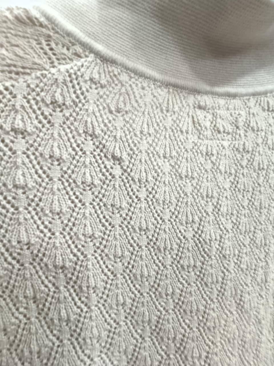 E.T.A. Relaxed Fit Beige Knitted V-Neck Top