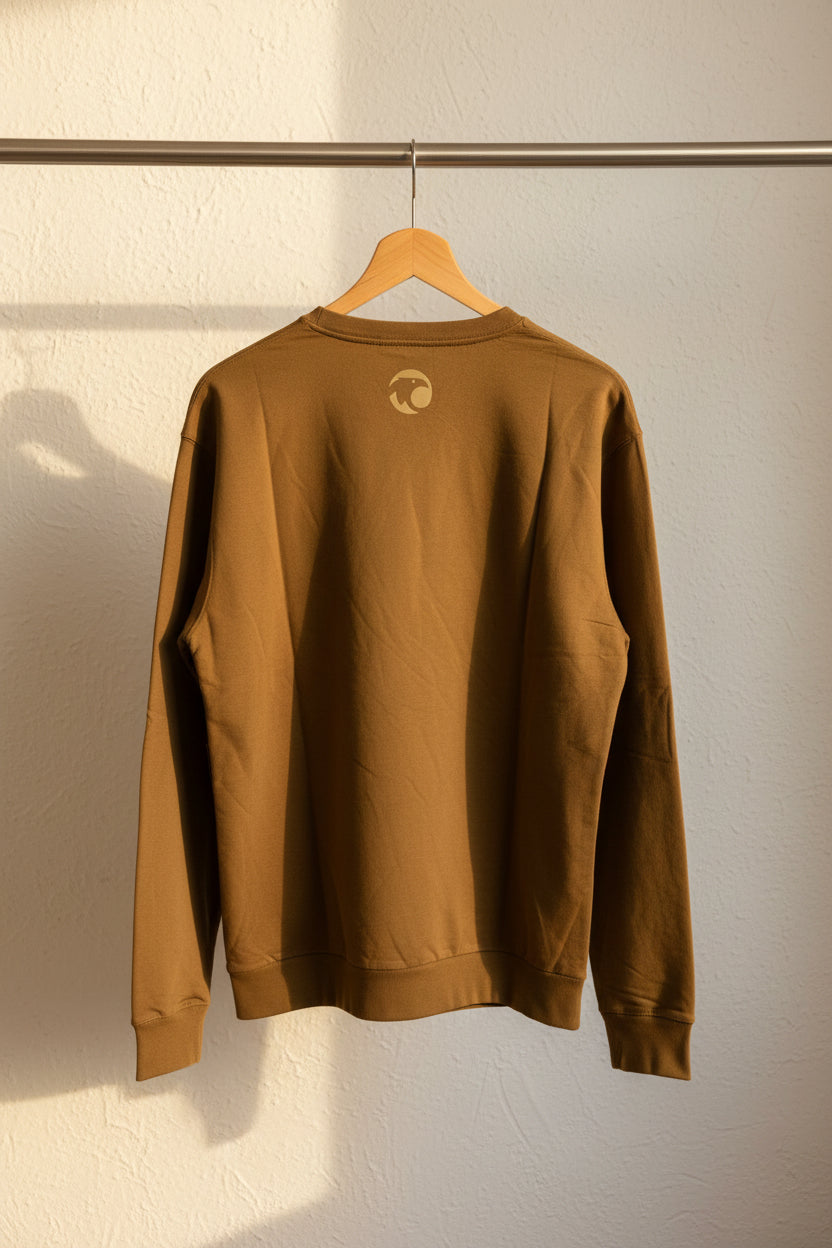 ROVE Palisades Tahoe California Brown Long Sleeve Sweatshirt