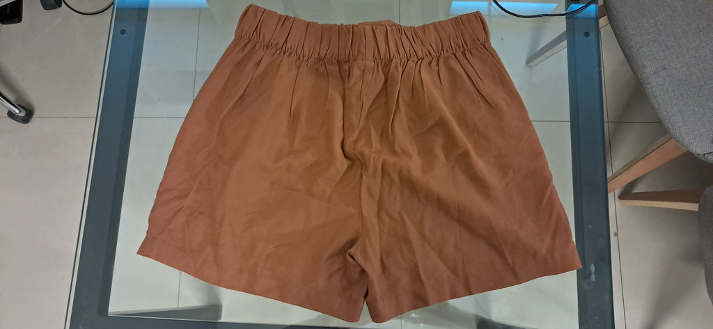 Jacqueline de Yong by ONLY Women's Brown Drawstring Shorts