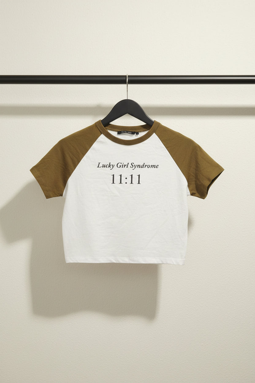 Lucky Girl Syndrome 11:11 Crop Top