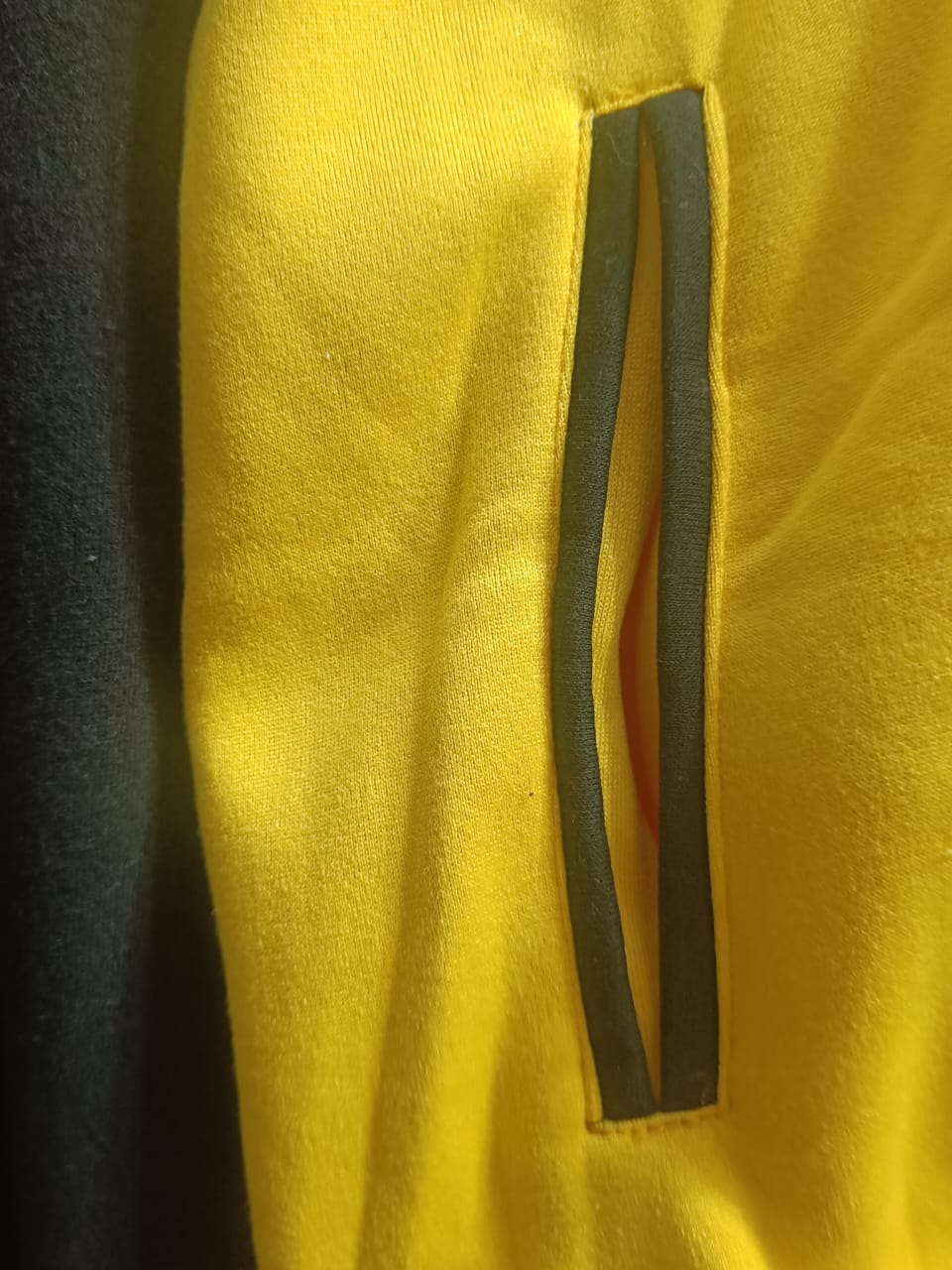 Zara Unisex Yellow and Black 'HBCU Pride' Varsity Jacket