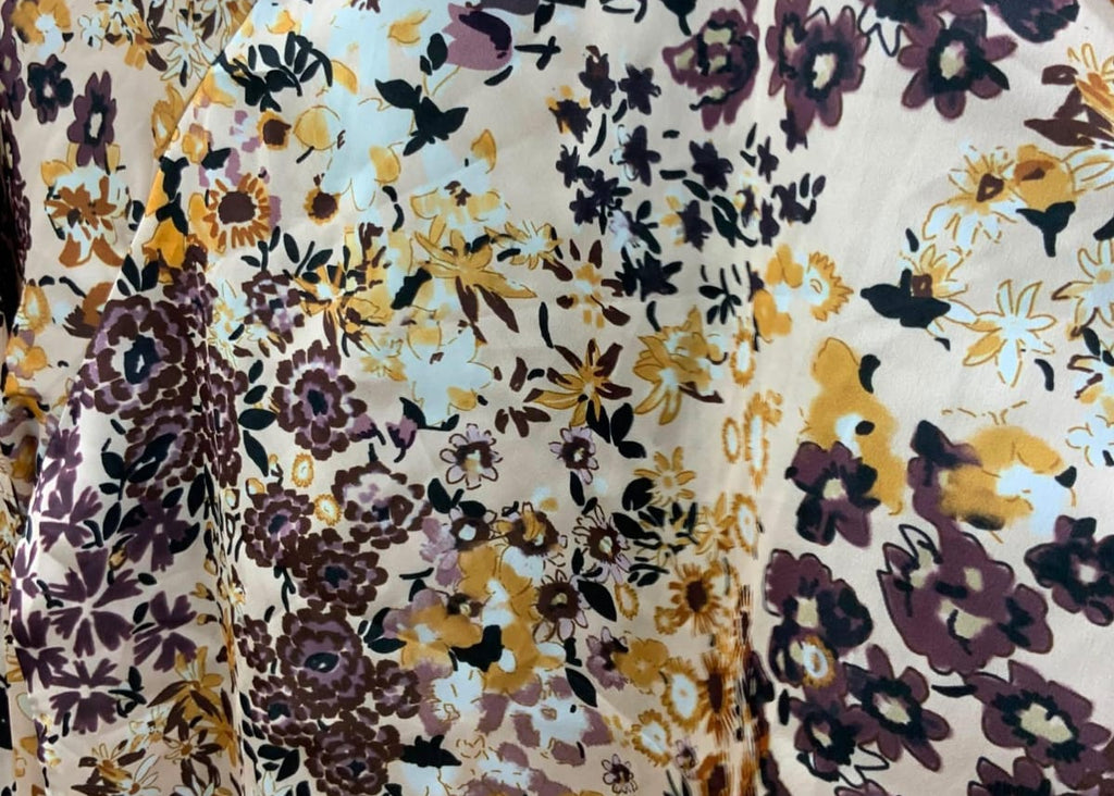 OUTRYT Women's Multicolor Floral Print Long Sleeve Top