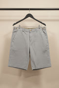 WOLF RIDGE Men's Grey Cotton Blend Casual Shorts