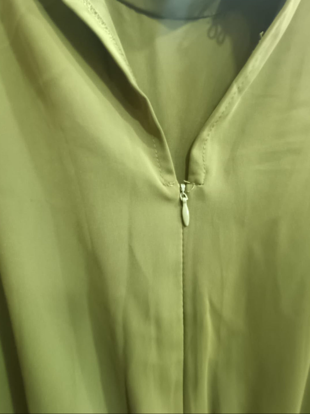 Redress Women's Olive Green Sleeveless Jumpsuit with Elasticated Waist