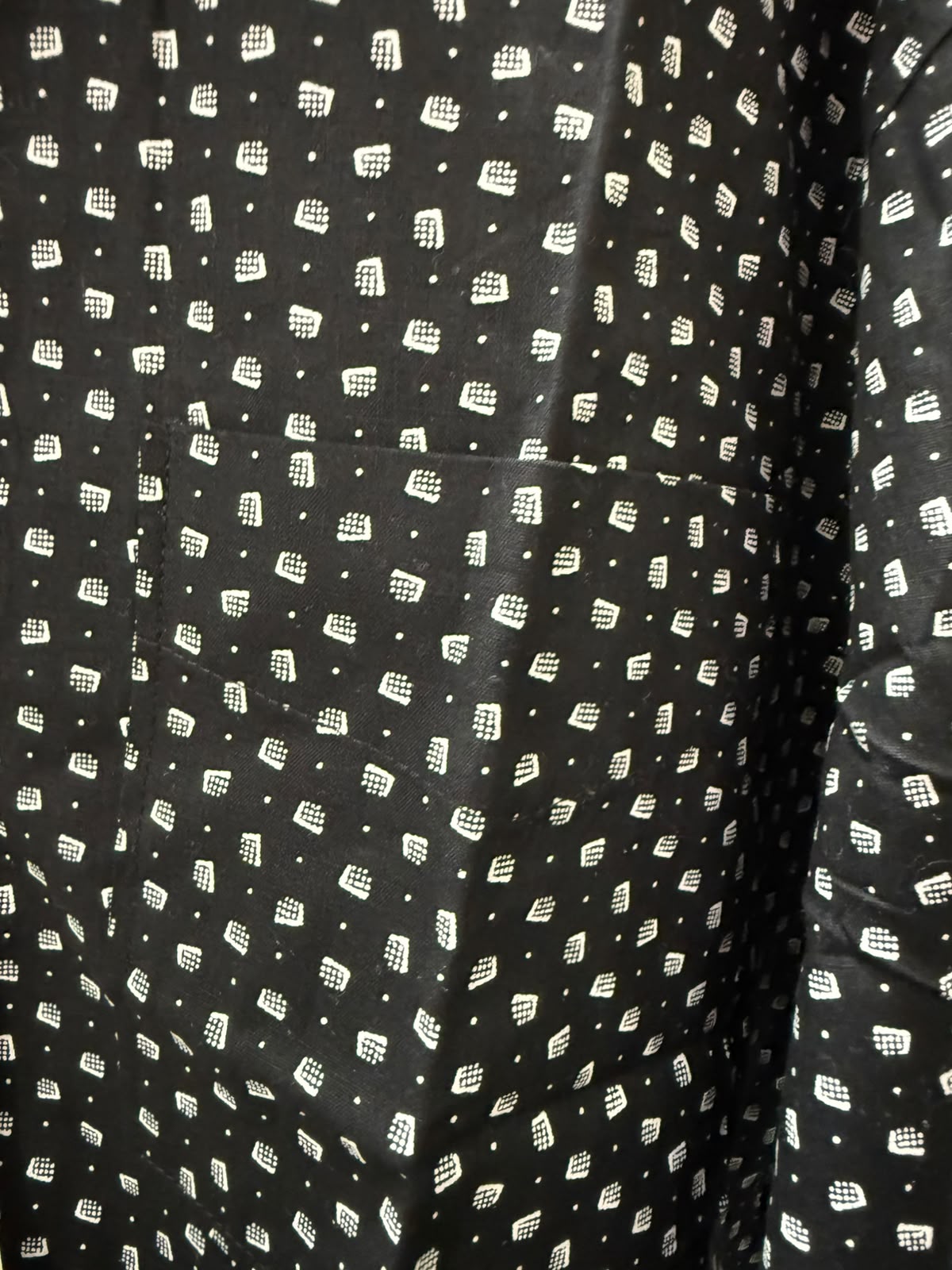 ROXTAR men's  Black Printed Full Sleeve Casual Shirt
