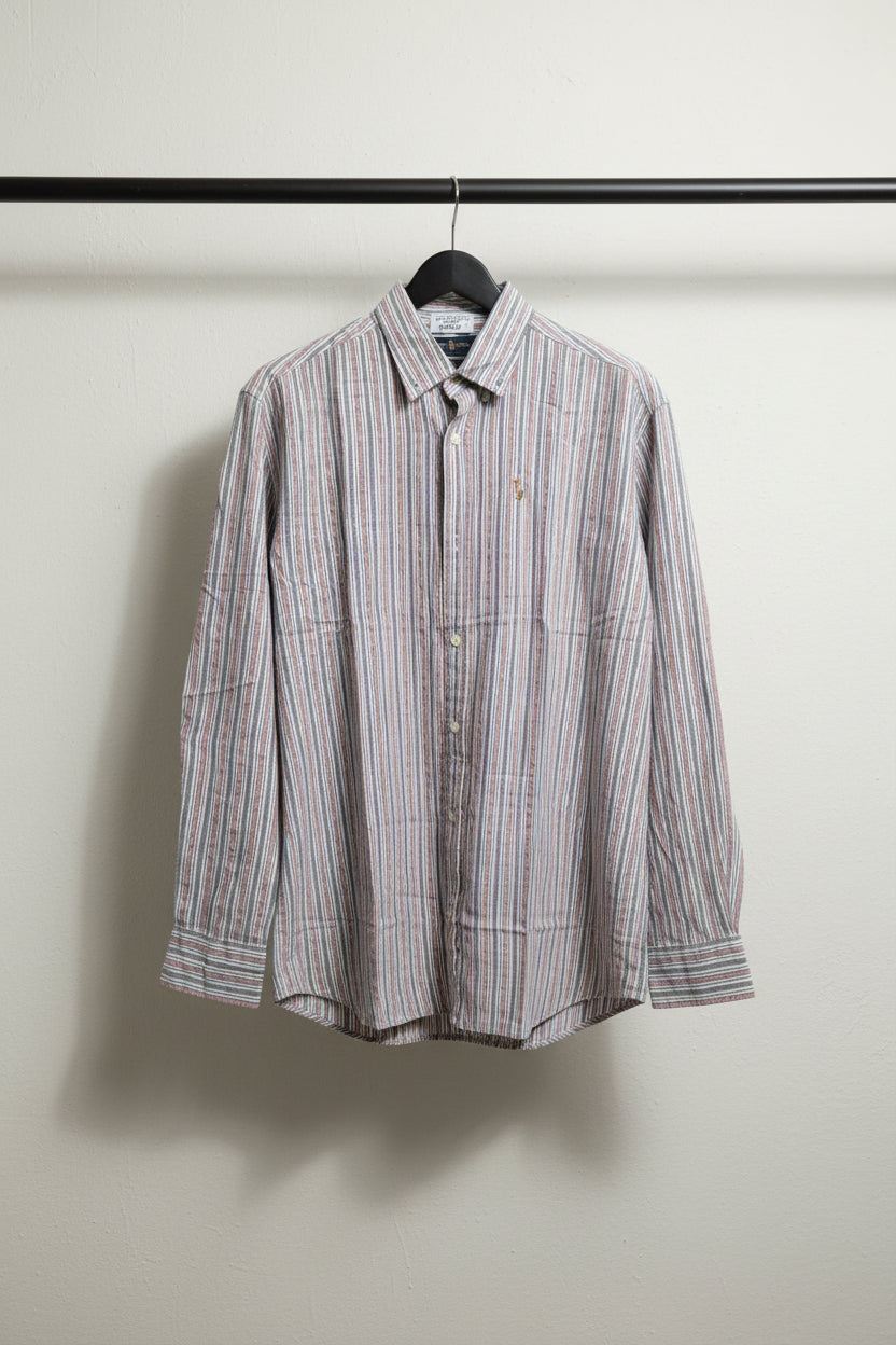 Ralph Lauren Men's Slim Fit Striped Long Sleeve Shirt
