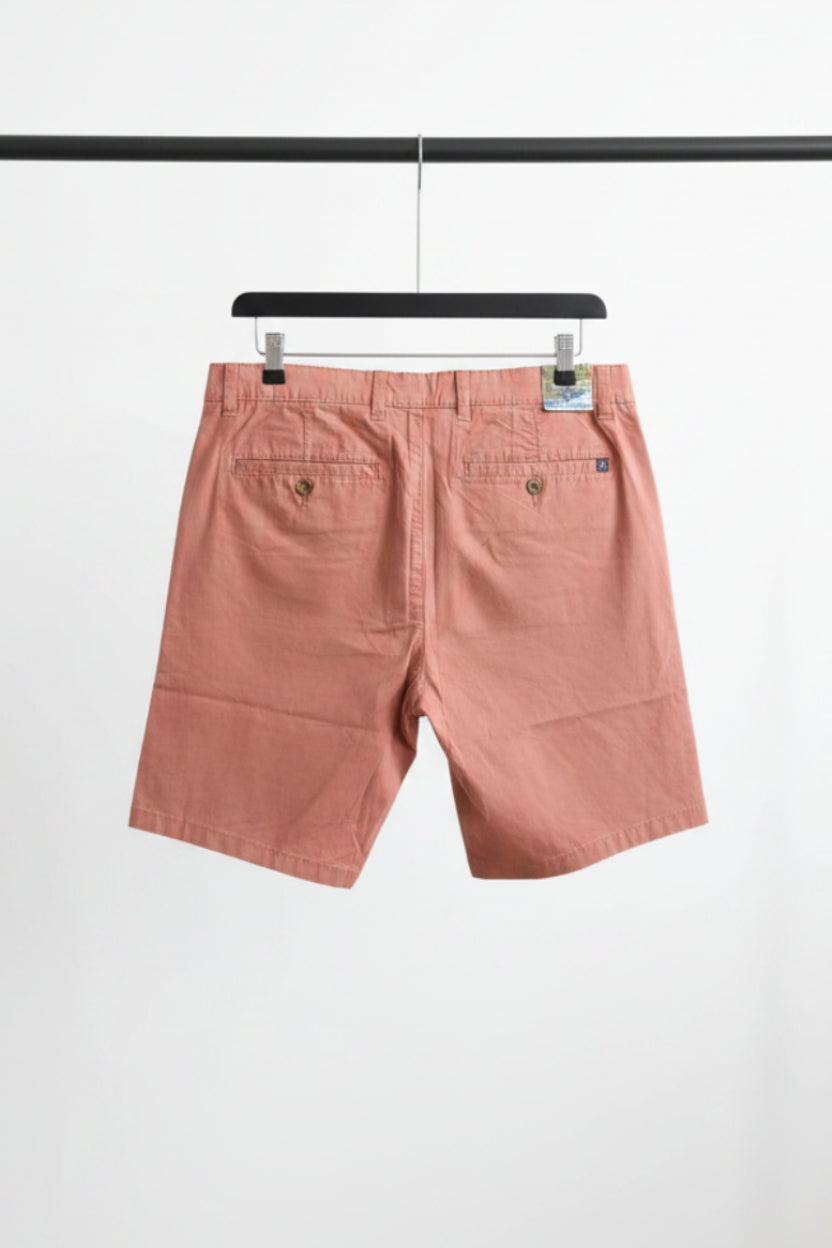 Men's Desert Dunes Rust Cotton Blend Regular Fit Knee-Length Shorts