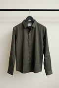 E-EDIT Men's Olive Green Premium Quality Full Sleeve Shirt