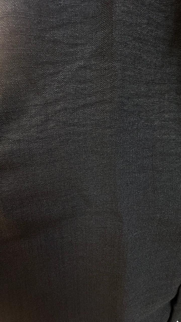 Men's Black Long Sleeve Button-Down Shirt by THE ROCK WAY