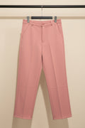 B-Queen Women's Pink Straight Fit Trousers
