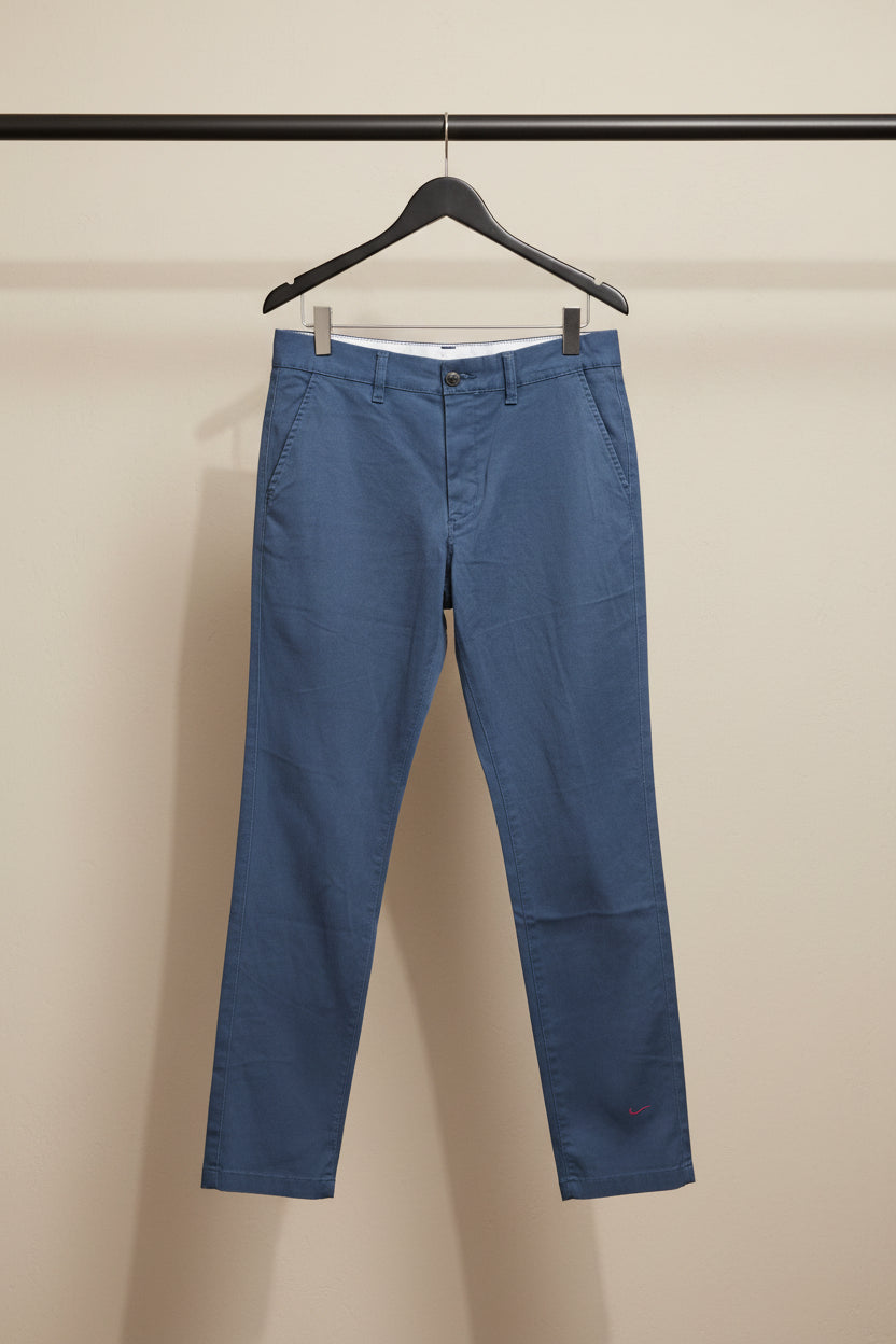Jack & Jones Men's Navy Blue Slim Fit Chinos