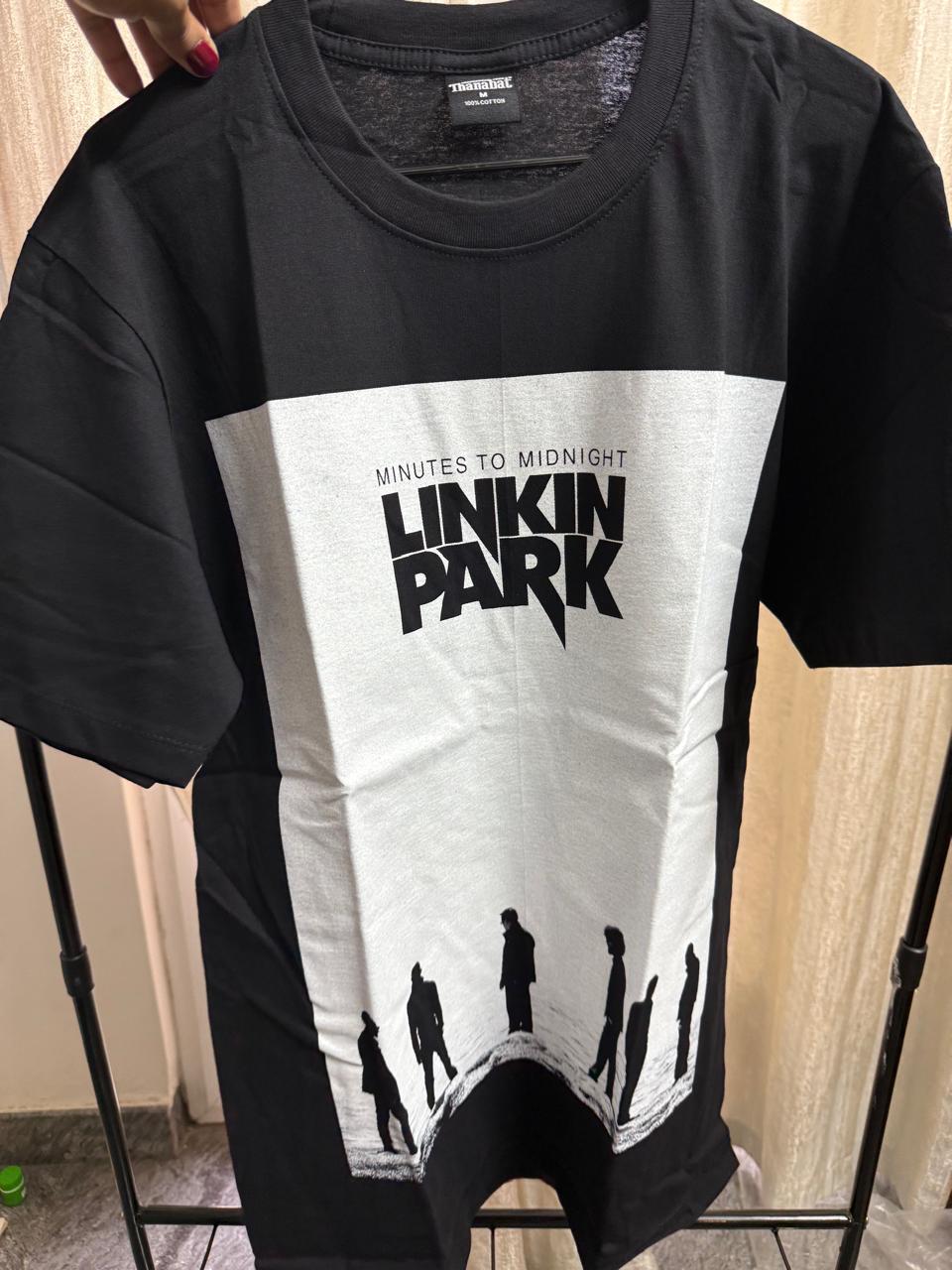 Linkin Park Minutes to Midnight Black Cotton T-Shirt