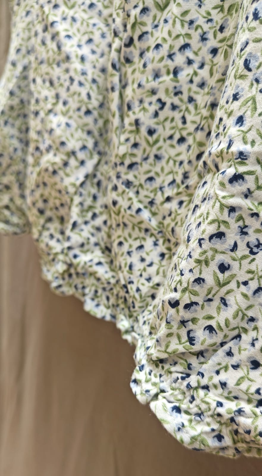H&M Divided Floral Tie-Strap Crop Top