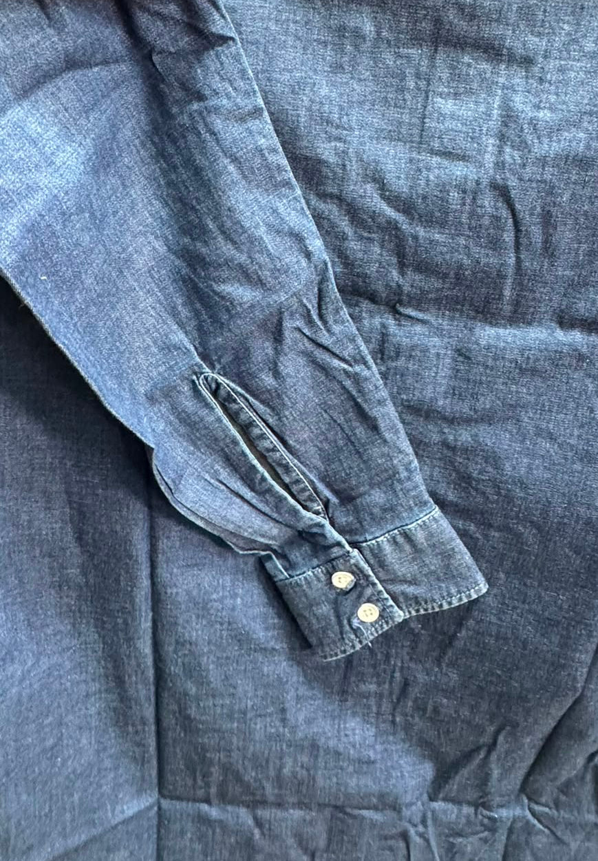 Blue Ridge Men's Navy Blue Denim Shirt