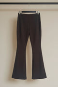 Women's Black High Waist Flared Trousers