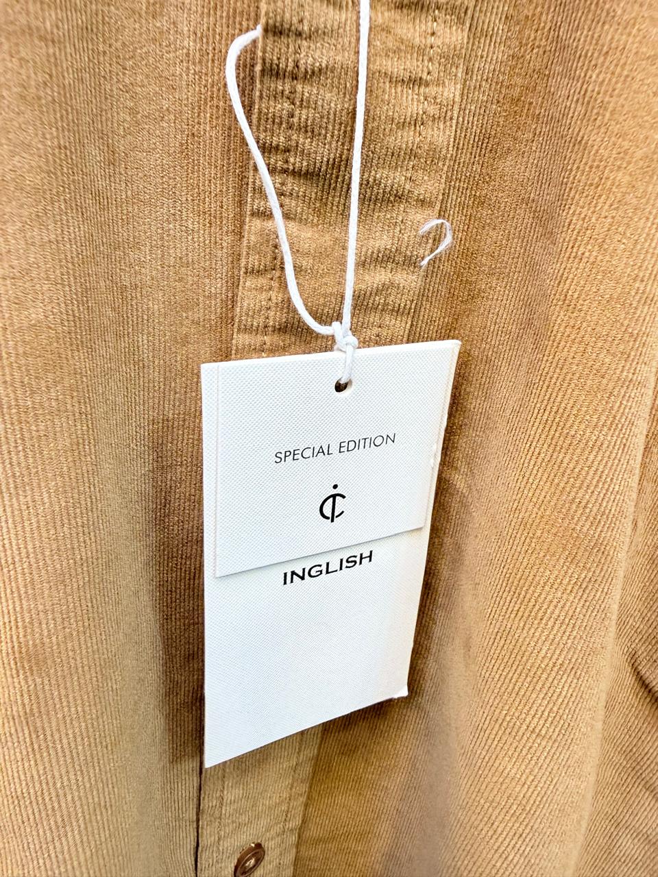 Men's Brown Corduroy Long Sleeve Shirt