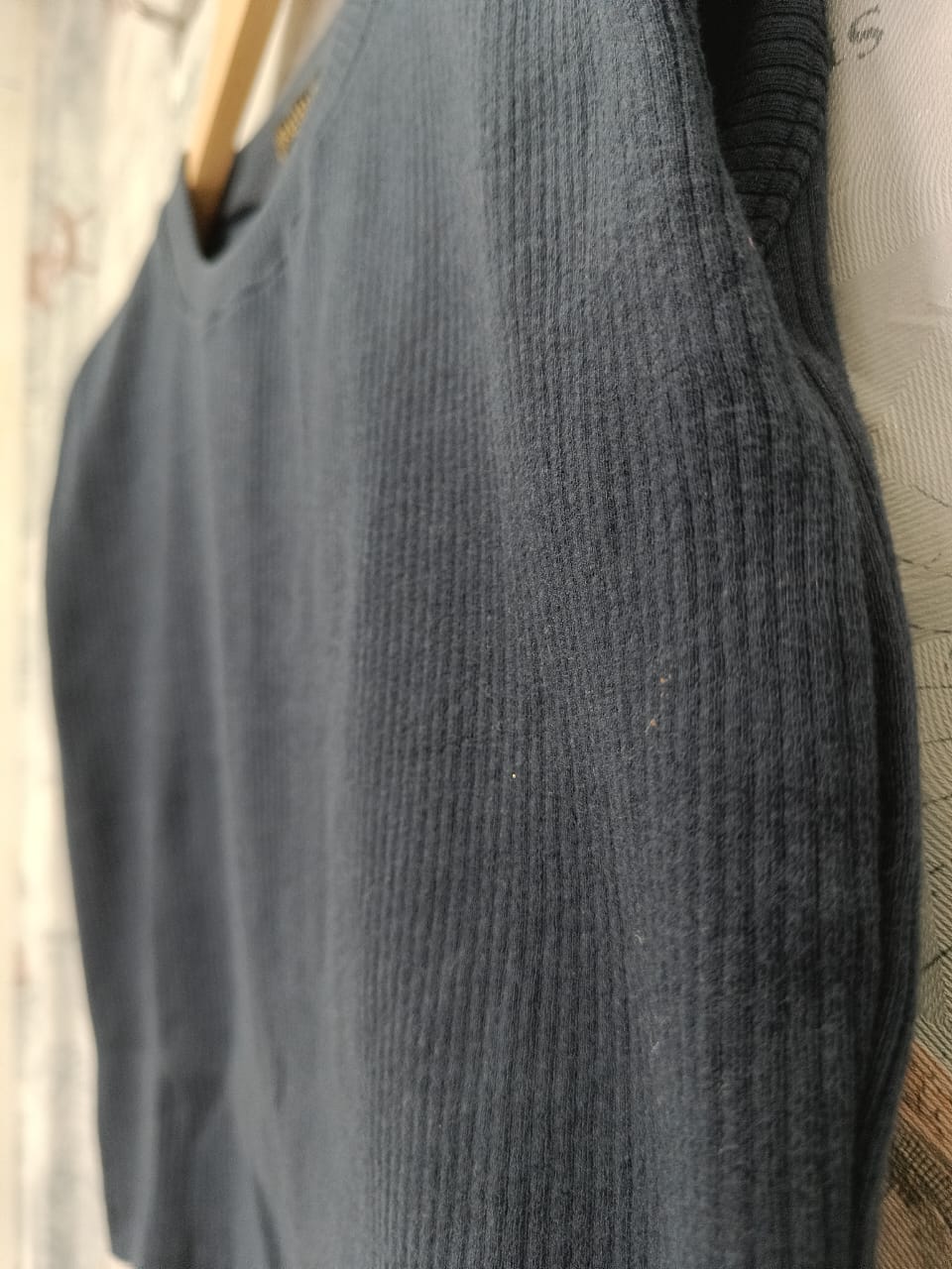 Attire Hub Women's Dark Grey Ribbed Sleeveless Crop Top