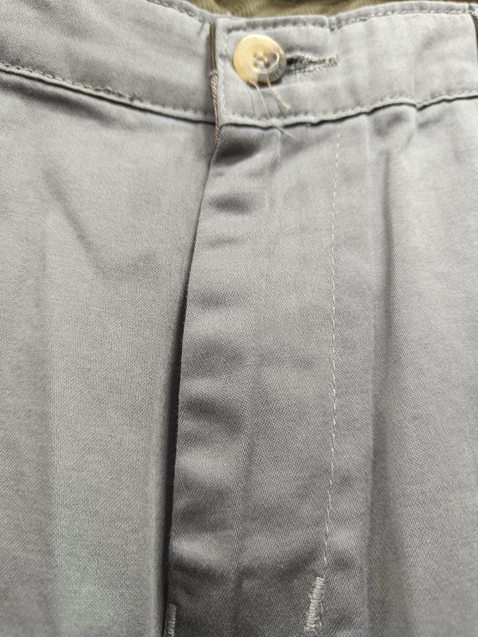 WOLF RIDGE Men's Grey Cotton Blend Casual Shorts