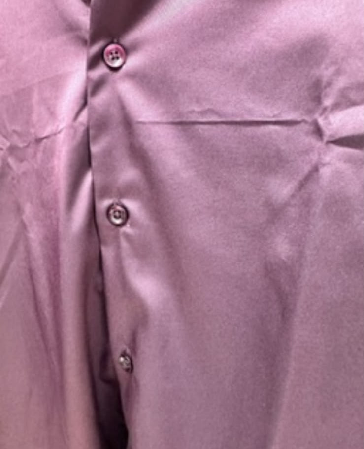 F+21 Men's Purple Long Sleeve Button-Up Shirt