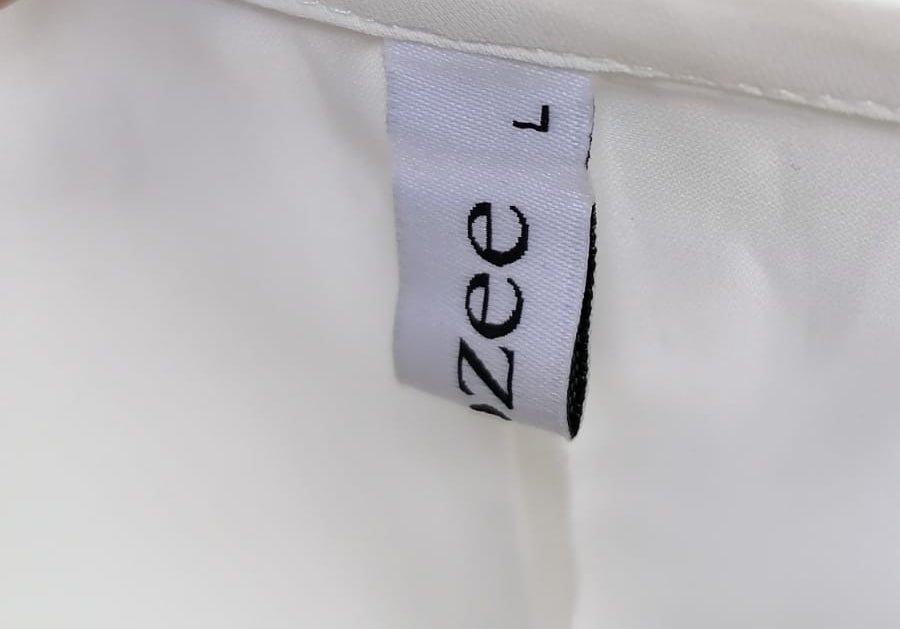zee Women's White V-Neck Dolman Sleeve Blouse