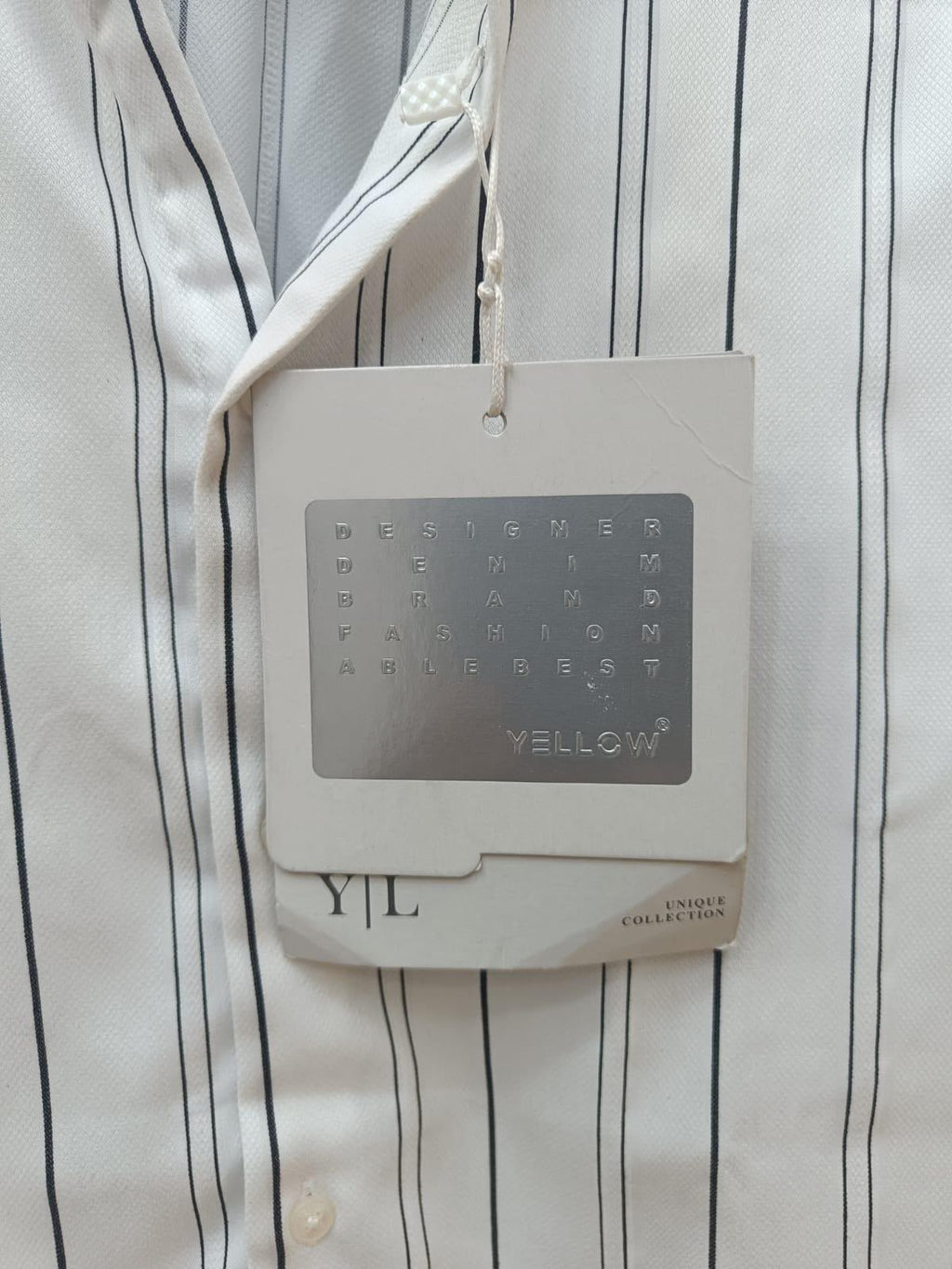 White Striped Full Sleeve Shirt