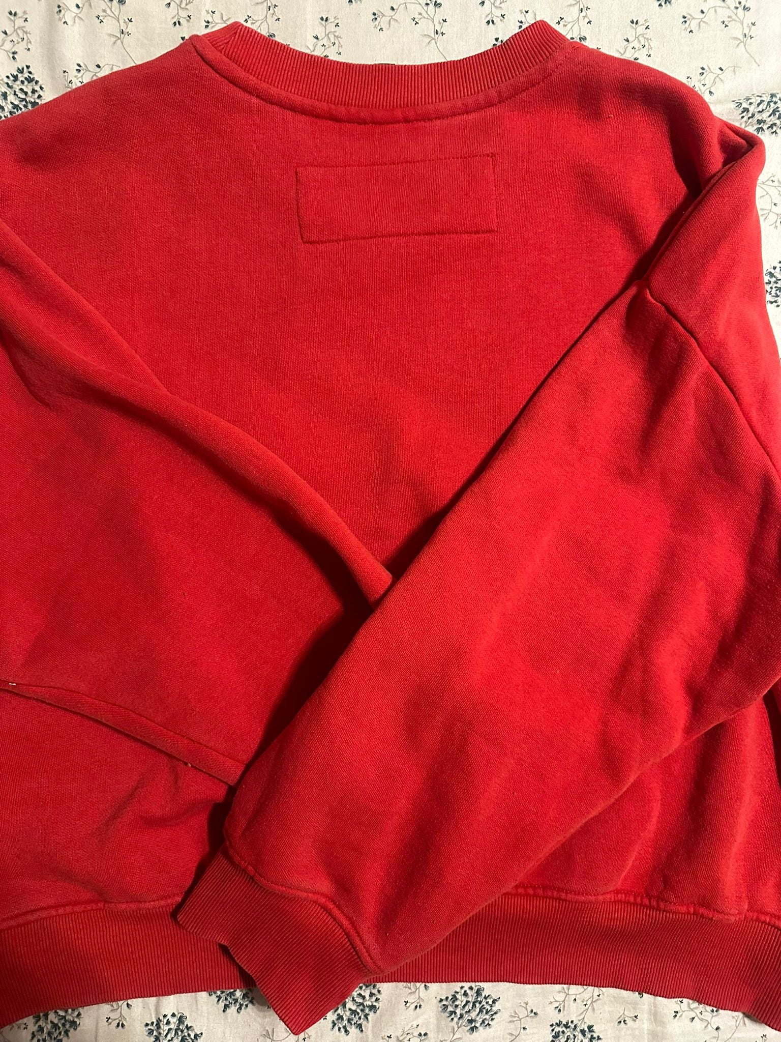H&M Divided Selena Gomez Call Me When You Break Up Red Sweatshirt