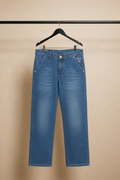 FLYING RIDER Men's Blue Denim Skinny Fit Jeans