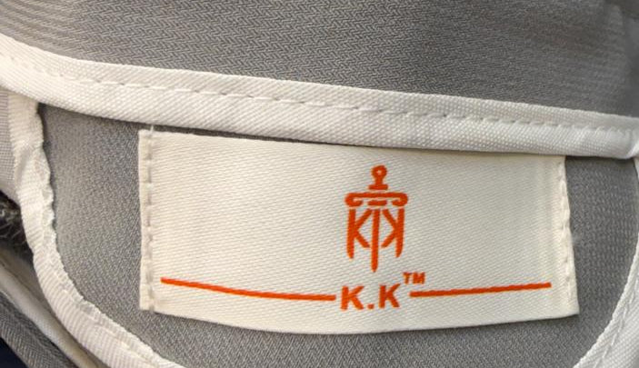 Men's Light Grey Formal Trousers by KK The Brand