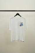 Pull&Bear White Skeleton Graphic Short Sleeve T-Shirt