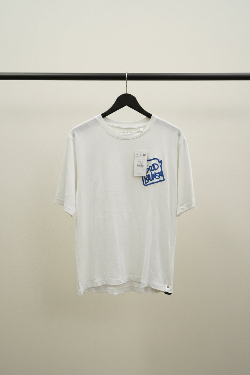 Pull&Bear White Skeleton Graphic Short Sleeve T-Shirt