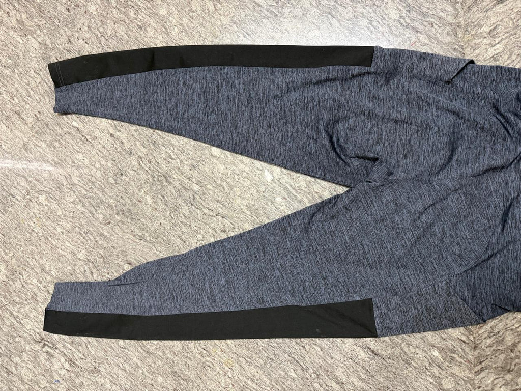 Skechers women’s Grey Marl Athletic Fit Track Pants with Black Panels