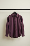 Men's Maroon Full Sleeve Casual Shirt by THE ROCKWAY PREMIUM