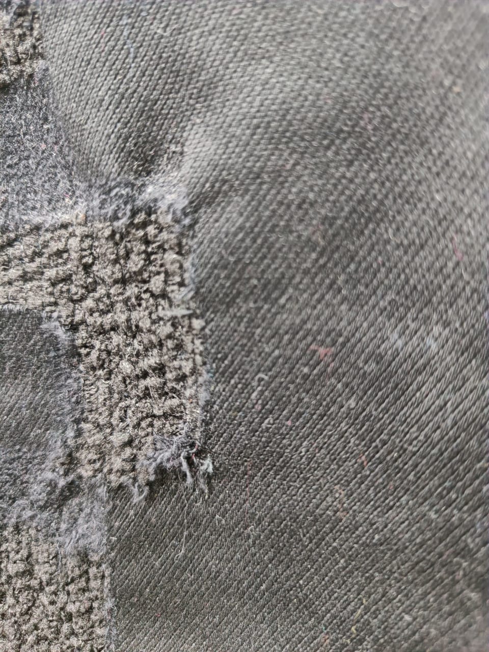 ARMANI JEANS Men's Black Distressed Slim Fit Jeans