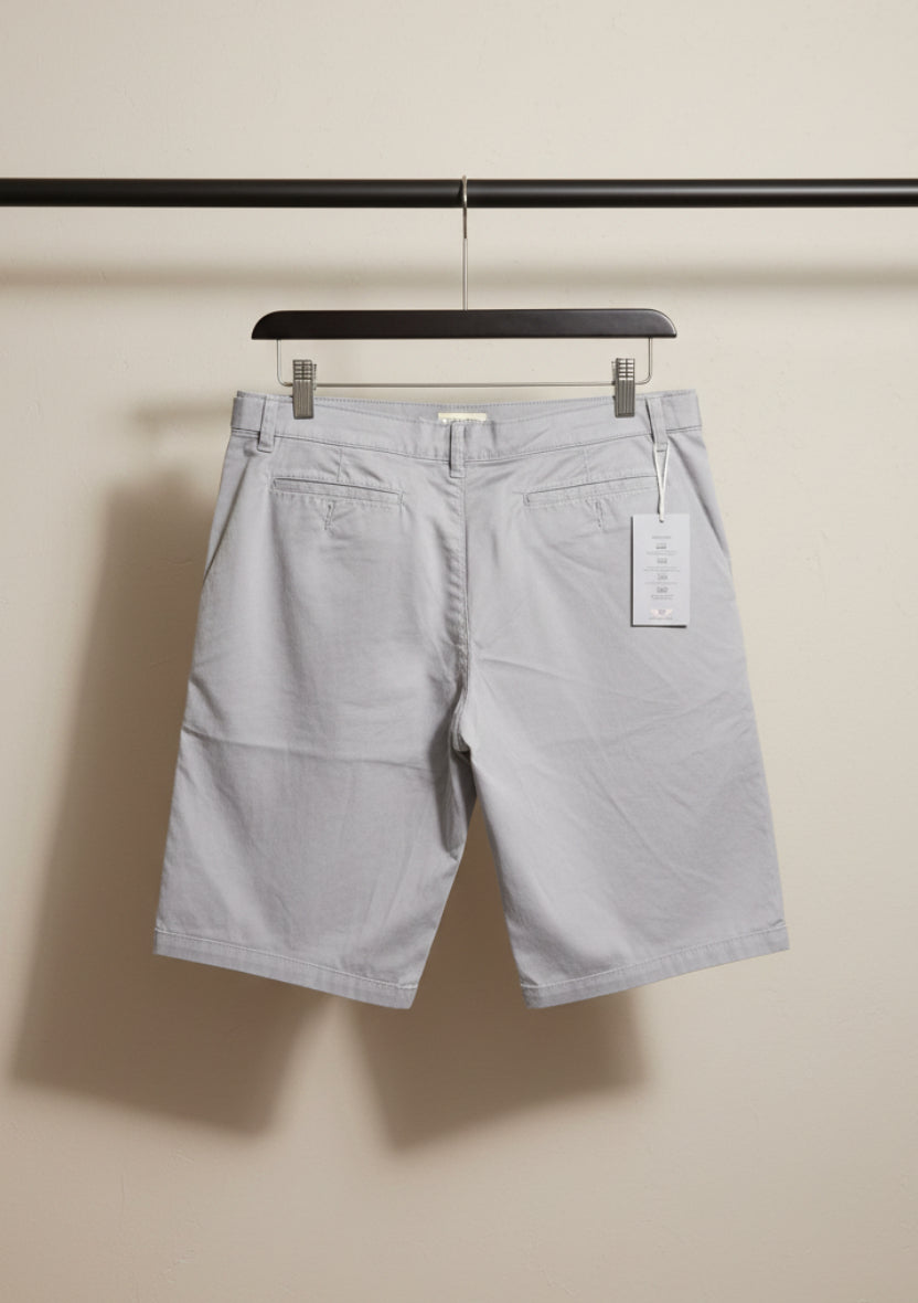 WOLF RIDGE Men's Grey Cotton Blend Casual Shorts