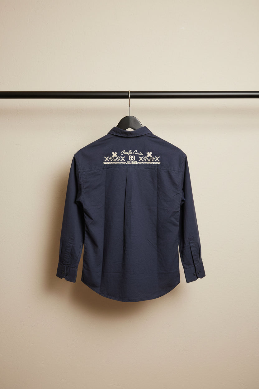 I DOZ PLUS Limited Edition Colorblock Long Sleeve Shirt