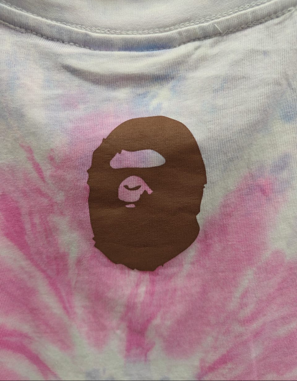 A Bathing Ape Bape Tie-Dye T-Shirt