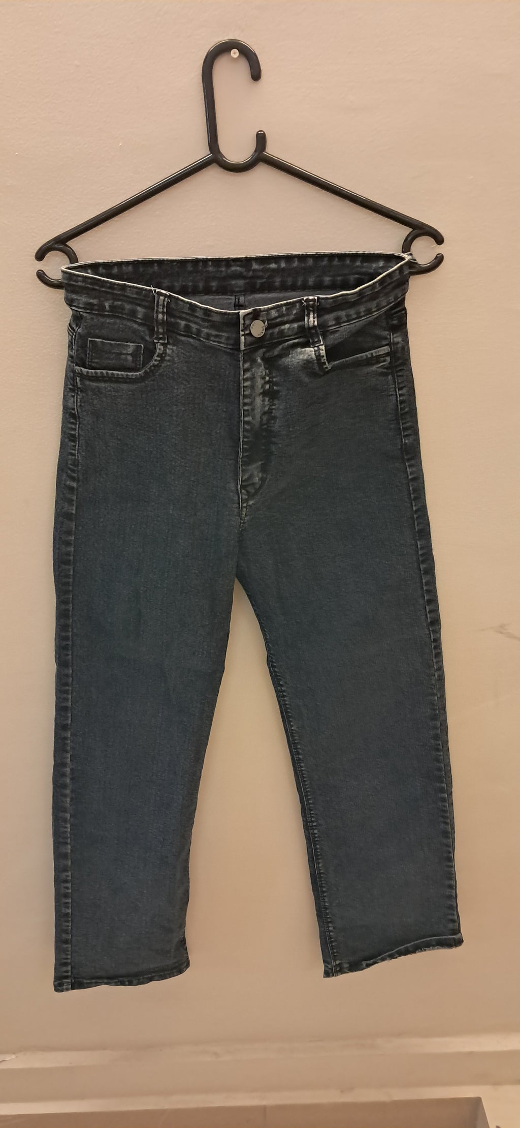 F&C JEANS Girls' Dark Blue Cropped Denim Jeans