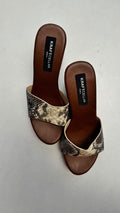 KRAFTCELLAR INDIA Women's Snakeskin Print Wedge Heels