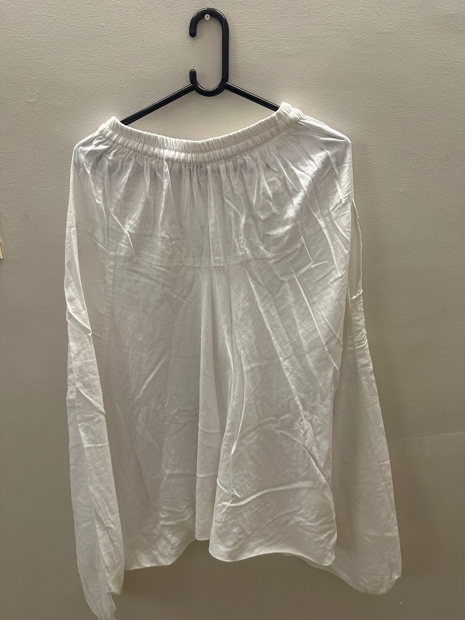 Arko Shop London White Linen Blend Yoga Pant